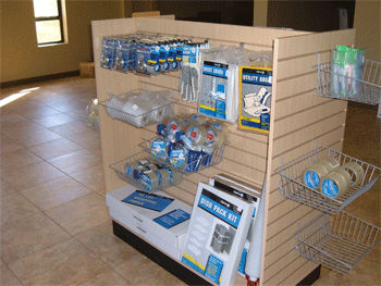 Self storage and moving accessories.